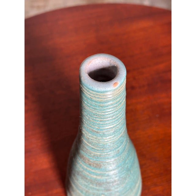 1989 "N. Oken" Studio Pottery Beaker Vase For Sale In Philadelphia - Image 6 of 7