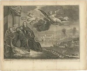 Fokke, The Battle of Chattam, 1790, Print