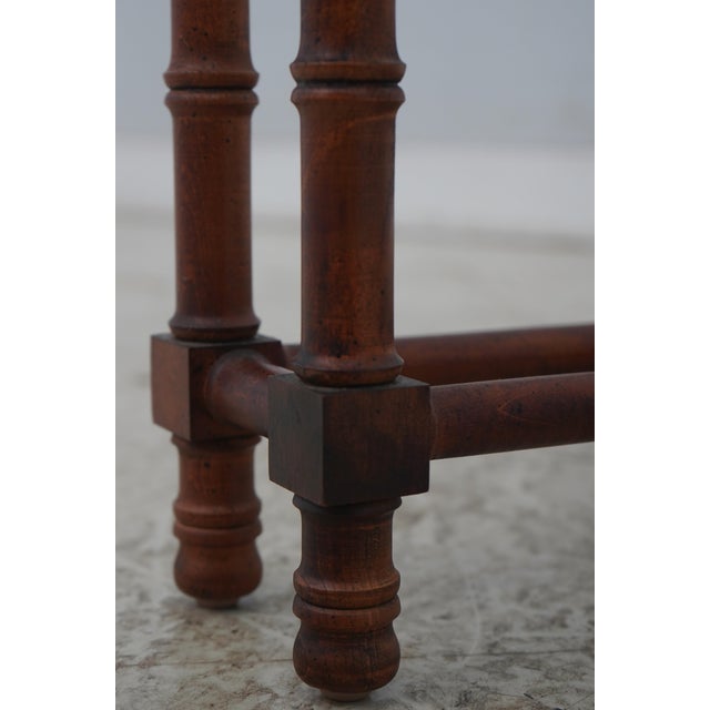 Labarge Brass Tray Top Bamboo Form Coffee Table For Sale In Philadelphia - Image 6 of 12