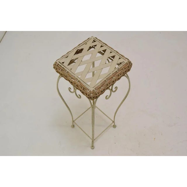 Mid-Century Flower Stand, 1980s For Sale - Image 9 of 11