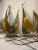 This Curtis Jere Sailboat Wall Sculpture is a hand wrought sculpture in copper brass and metal with verdigris. The...