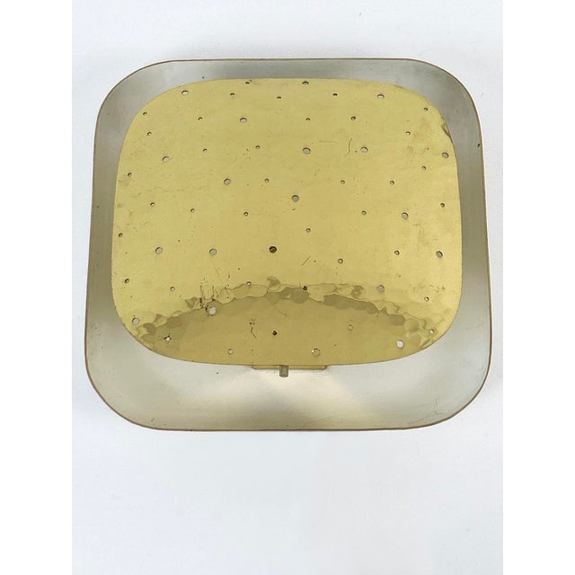 Mid-Century Modern Mid-Century Modern Perforated Brass Sconce, Germany, 1960s For Sale - Image 3 of 18