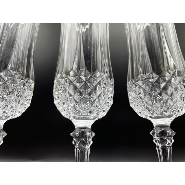 Vintage Champagne Flute from Cristal d'Arques, 1970s, Set of 6 For Sale - Image 15 of 18