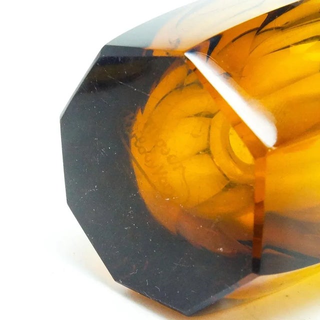 Art Deco Vase from Moser, Czechoslovakia, 1930s, in Very Good conditions. Designed 1920 to 1949 This piece has an...