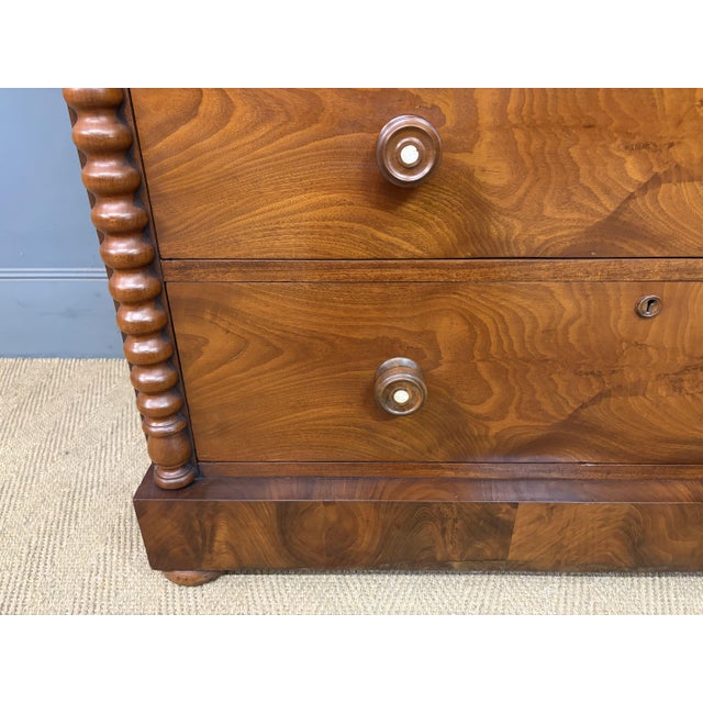 Victorian Mahogany Chest of Drawers, 1860 For Sale - Image 12 of 16