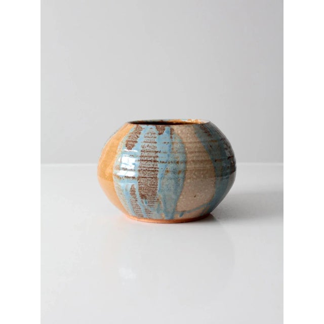 Vintage Studio Pottery Vase For Sale - Image 4 of 11