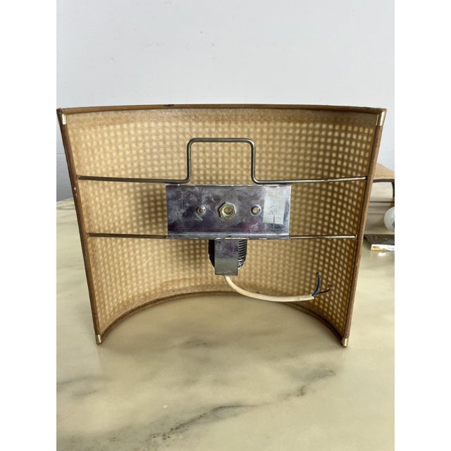 Mid-Century Rattan Wall Lamps, 1960s, Set of 3 For Sale - Image 10 of 17