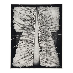 "Kimono 14" Collograph - Artist's Proof by Patricia A. Pearce