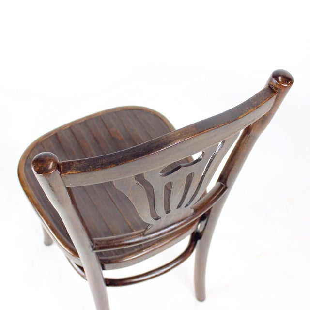 Vintage Oak Chair from Tatra, 1950s For Sale - Image 6 of 12