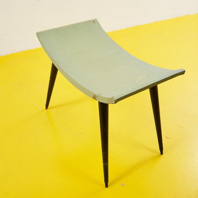 Vintage Stool by Sia Bologna, 1950s For Sale - Image 9 of 12