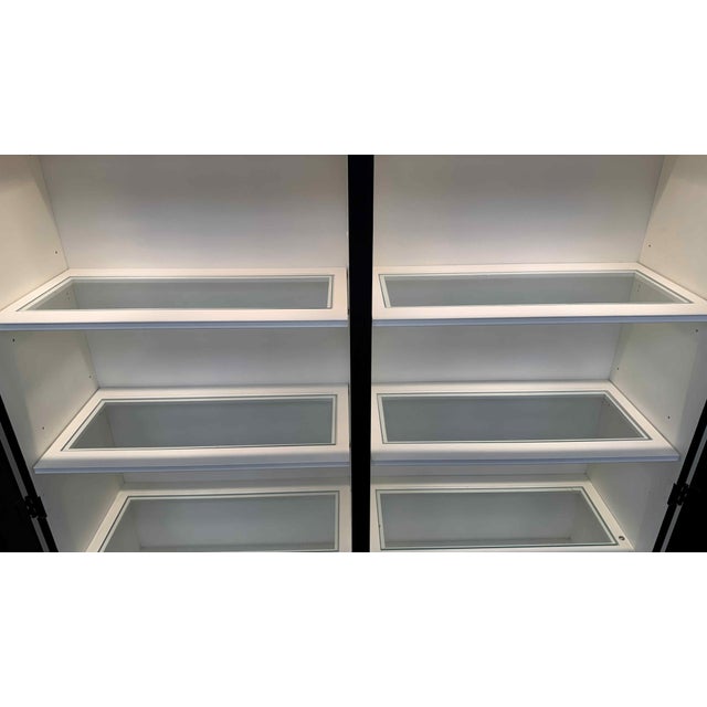 Ralph Lauren Bel Air Lighted China Display Cabinet For Sale - Image 9 of 18