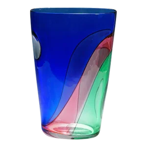 Large Carnevale Vase by Vetreria Archimede Seguso Ca. 1980s