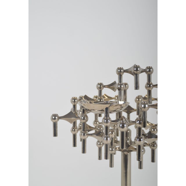 Vintage Floor Candlestick by Fritz Nagel for BMF, 1970s, Set of 23 For Sale - Image 4 of 9