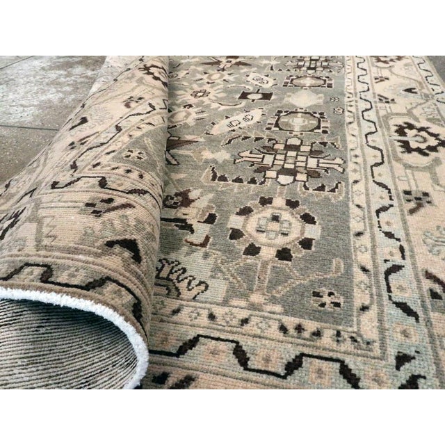 Beige Galerie Shabab Collection Mid-20th Century Persian Malayer Accent Rug For Sale - Image 8 of 8