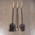 Mid-Century Modern Mid-Century Modern Brutalist Flame Bronze & Black Enamel Firetool Set - Set of 4 For Sale - Image 3 of 13