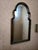 Mid 20th Century Vintage Black Lacquer Chinoiserie Wall Mirror For Sale - Image 5 of 5