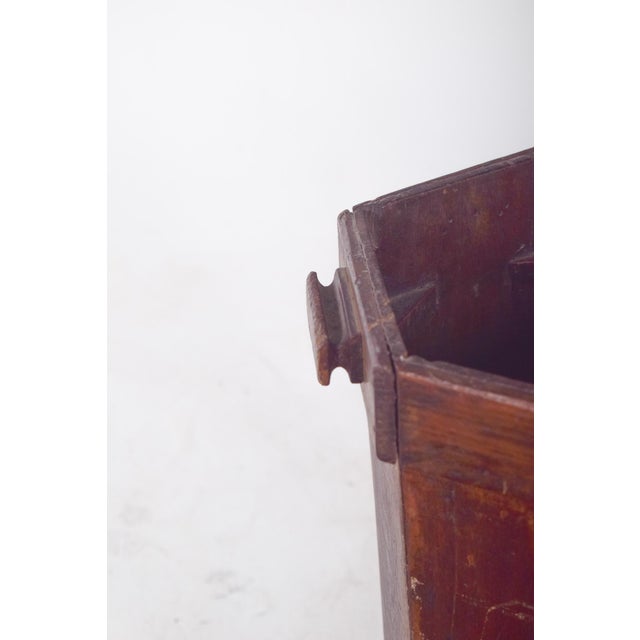 Mid-Century Portuguese Hexagonal Trash Can, 1950s For Sale - Image 4 of 9