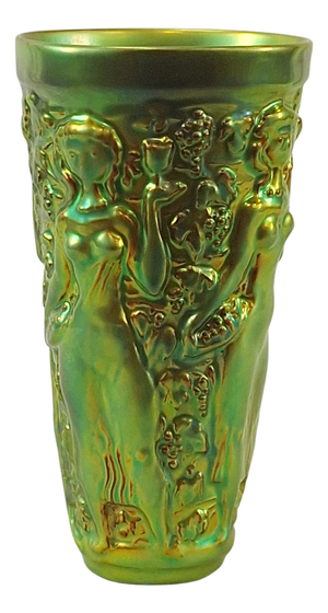 Vintage Art Nouveau Eosin Glazed Vase, 1930s