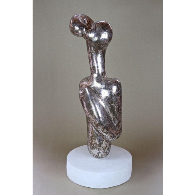 Abstract Silvered Sculpture by M. Treml, 2018 For Sale - Image 11 of 18