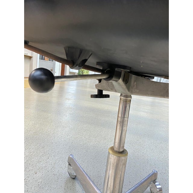 1970s Mid-Century Space Age Confer Office Swivel Chair from Drabert Stahlmöbel Minden, 1970s For Sale - Image 5 of 12