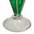 Green Vintage Hand-Blown Gold & Green Glass Perfume Bottle With Stopper & Dabber – 7.5” For Sale - Image 8 of 8