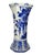 Large Vintage Hand-Painted Trumpet Vase by W.G. Andringa for Royal Delft, 1977 For Sale - Image 3 of 17