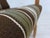 Mid-Century Modern Danish Armchair in Striped Furniture Wool and Carved Oak Wood, 1970s For Sale - Image 3 of 17