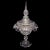 Late 19th Century Victorian Sweetmeat Cut Crystal Antique Footed Glass Ginger Jar Covered Coupe For Sale - Image 4 of 10