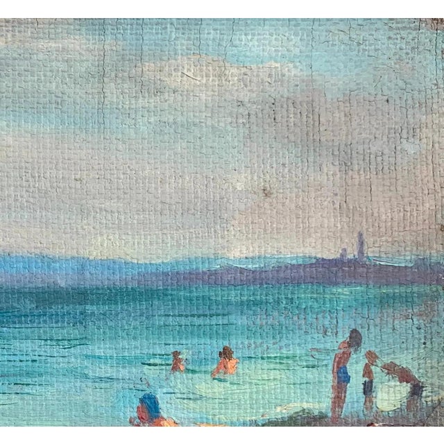 Campaign Vintage Urban Oil Painting: Ukrainian Cityscape, 1970s Art 29-32 For Sale - Image 3 of 6