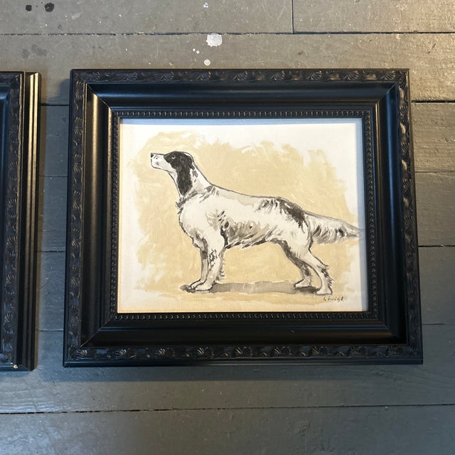Contemporary Two Contemporary Original Stephen Heigh Dog Portraits “Best of Show” and “Club Champion” - Set of Two For Sale - Image 3 of 5