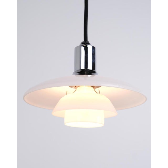 Model PH 2/1 Pendant Lamp in Chrome by Poul Henningsen for Louis Poulsen, 2010s For Sale - Image 6 of 9