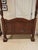 American Antique Carved Four Poster Canopy Bed For Sale - Image 3 of 10