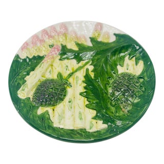 Decorative Majolica Plate For Sale