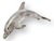 Mid 20th Century English Silverplate Dolphin Place Card Holders, Set of Six For Sale - Image 5 of 5
