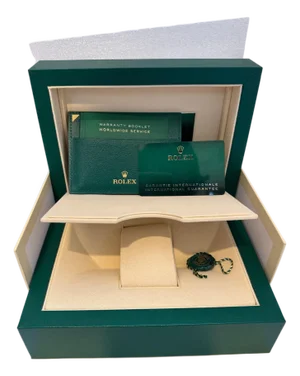 Rolex Watch Box, New Creme Empty Acs. Oyster L Perpetual Sky Dweller Brand New