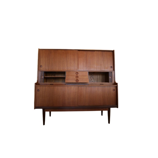 Wood Cabinet by Johannes Andersen for Skaaning & Søn Møbelfabrik, 1960s For Sale - Image 7 of 18
