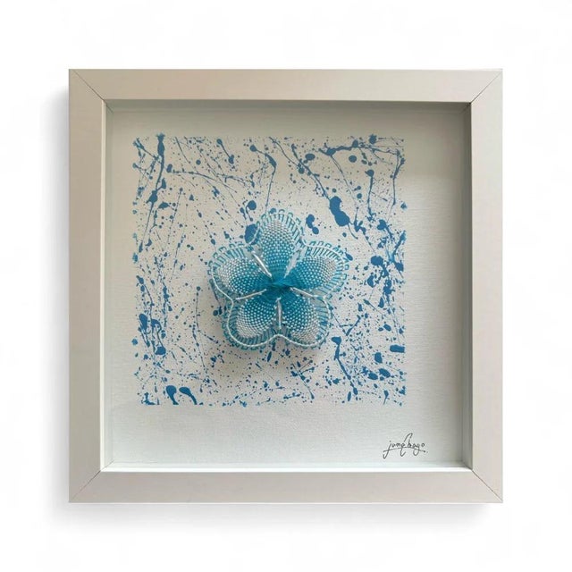Abstract Guarani Bloom - Nanduti Series - Marcelo Chaparro, New York For Sale - Image 3 of 3