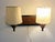 Walnut Mid-Century Danish Modern Gruvewood Wall Light. For Sale - Image 4 of 8