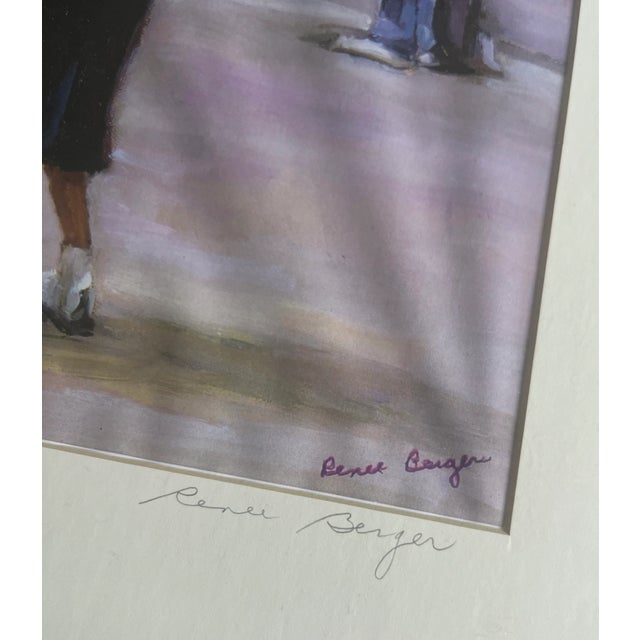 Renee Berger Signed Print Cityscape For Sale - Image 4 of 10