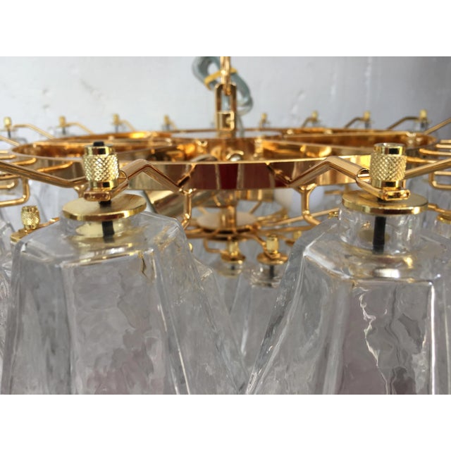 Contemporary Italian Murano Glass Sputnik Chandelier Poliedro For Sale - Image 3 of 11
