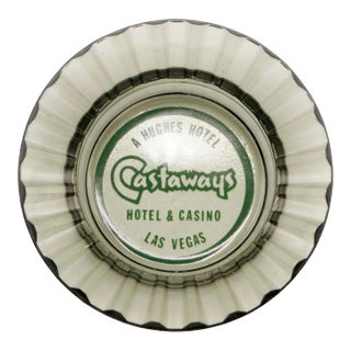 The Castaways Hotel Las Vegas Glass Ashtray For Sale