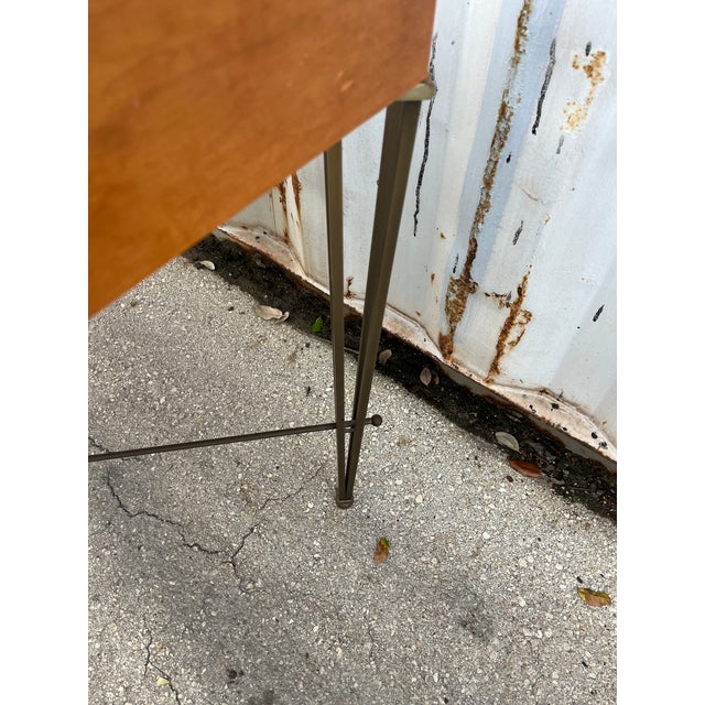 Vintage Late 20th Century Inlaid Writing Desk by Hickory & White Furniture. For Sale - Image 16 of 18