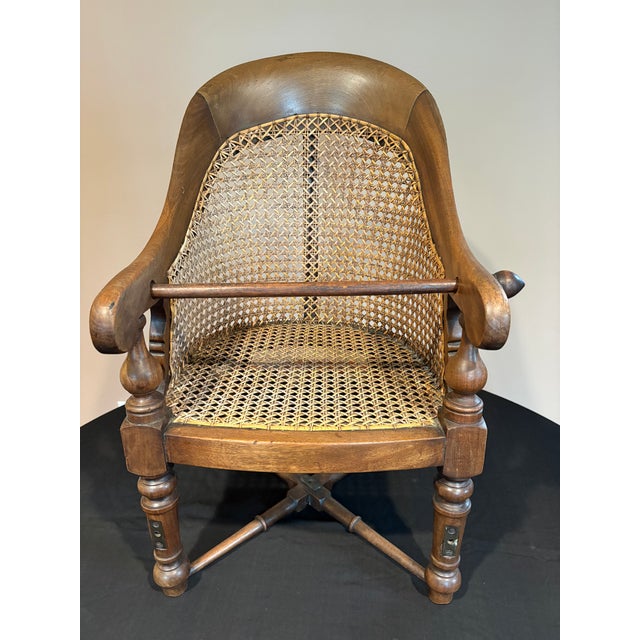 Victorian Regency Period Children’s Barber’s Chair For Sale - Image 3 of 10