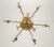 Bagues Style Gold Finish Foliate Glass Chandelier For Sale - Image 9 of 12