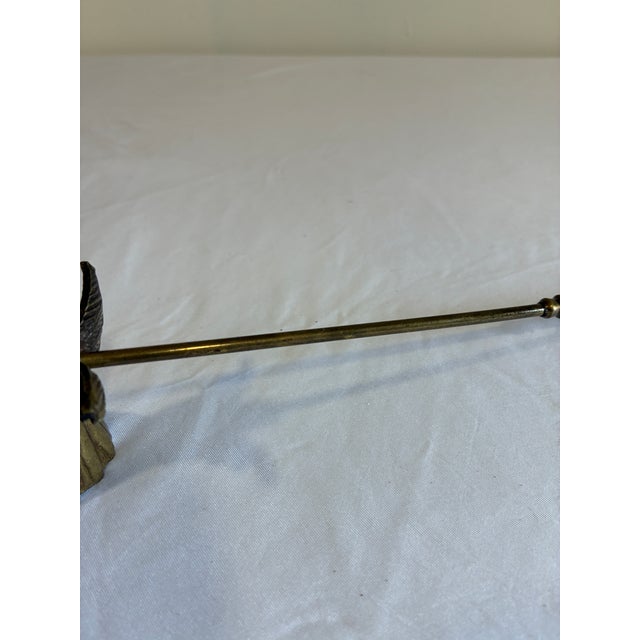 Vintage Brass Figural Angel Candle Snuffer For Sale - Image 4 of 8
