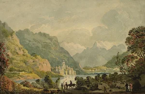 William Glover, Lake Scene, North of England, Early 19th Century, Watercolour