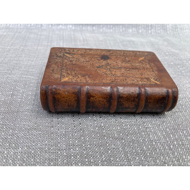 Antique Wooden Book Match Safe For Sale - Image 14 of 15