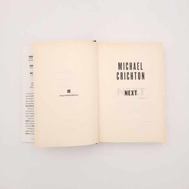 2000 - 2009 Michael Crichton, "Next", First Edition 2006 For Sale - Image 5 of 7