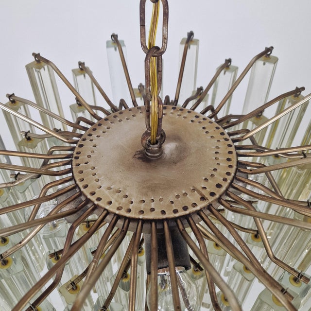 Mid-Century Modern Murano Glass Chandelier from Venini, 1960s For Sale - Image 9 of 17
