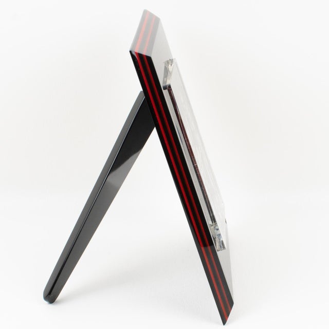 Rede Guzzini Rede Guzzini Modernist Lucite Picture Frame, circa 1970 For Sale - Image 4 of 9